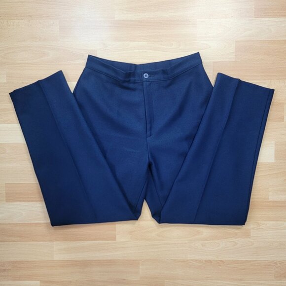 Vintage 80s Levi Strauss Bend Over Pants Women's Blue High Rise | Size: 12P - Picture 1 of 7